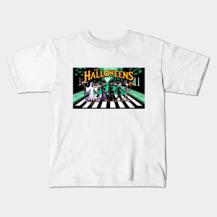 Halloween Street  Abbey Road Parody Kids T-Shirt